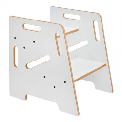 Πύργος εκμάθησης Steppy pakoworld λευκό mdf 34x39x39εκ