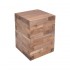 Βοηθητικό τραπέζι Werzy Inart φυσικό μασίφ ξύλο teak 35x35x49εκ