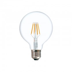 Λαμπτήρας LED G80 Bulb pakoworld 4W E27 3000K 200-220V clear