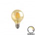 Λαμπτήρας LED G80 Bulb pakoworld dimmable 8W E27 amber