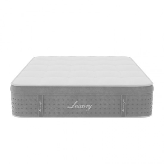 Στρώμα Luxury pakoworld pocket spring+gel memory foam+latex 34-36cm 150x200εκ