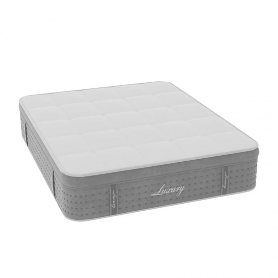 Στρώμα Luxury pakoworld pocket spring+gel memory foam+latex 34-36cm 150x200εκ