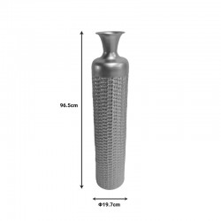 Διακοσμητικό βάζο δαπέδου Perikl Inart μέταλλο σε χρυσή απόχρωση Φ19.7x96.5εκ