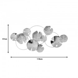 Διακοσμητικό τοίχου Lacy Inart μέταλλο σε χρυσή απόχρωση 118x57x5εκ