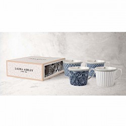 Κούπα Laura Ashley σετ 4τμχ. Blue Tea Collectables 300ml