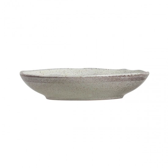 Πιάτο βαθύ stoneware 22,5εκ. Organic Pistache Porto Brasil