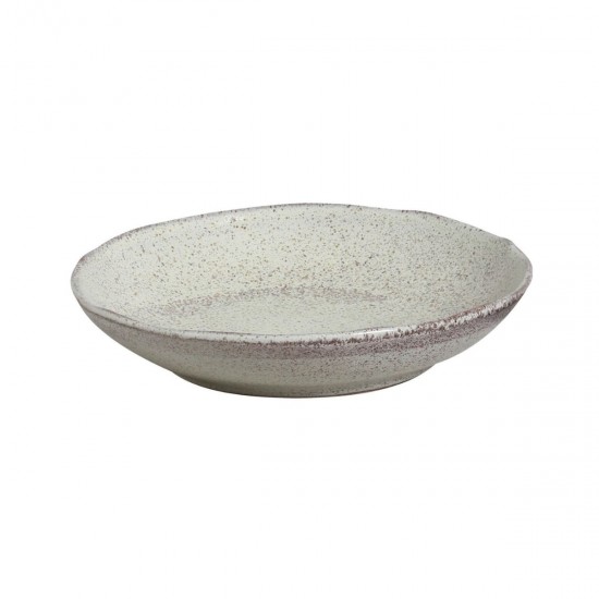 Πιάτο βαθύ stoneware 22,5εκ. Organic Pistache Porto Brasil