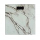 Ζυγαριά μπάνιου ηλεκτρονική γυάλινη White Marble