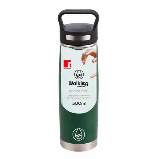 Θερμός ανοξείδωτος Walking Green 500ml Bergner