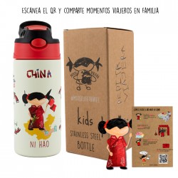 Θερμός μπουκάλι 400ml World Places China Pepita