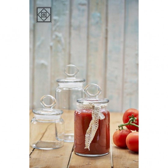 Βάζο γυάλινο 1130ml Kitchen Slim Espiel