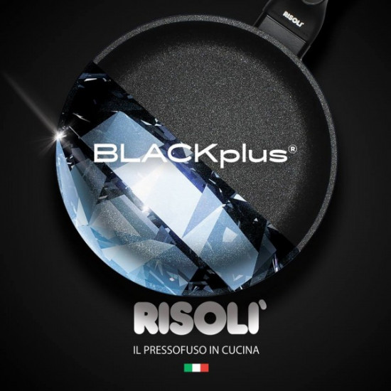 Τηγάνι αντικολλητικό Blackplus 20εκ. Risoli