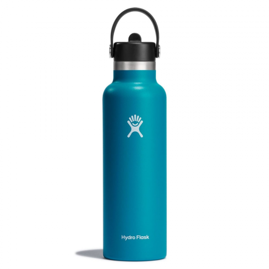 Hydro Flask Standard Mouth with Flex Straw Cap 0.6L Γαλάζιο