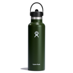 Hydro Flask Standard Mouth with Flex Straw Cap 0.6L Πράσινο