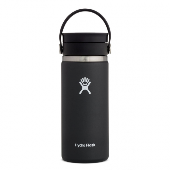 Hydro Flask Wide Mouth 0.5L Μαύρο