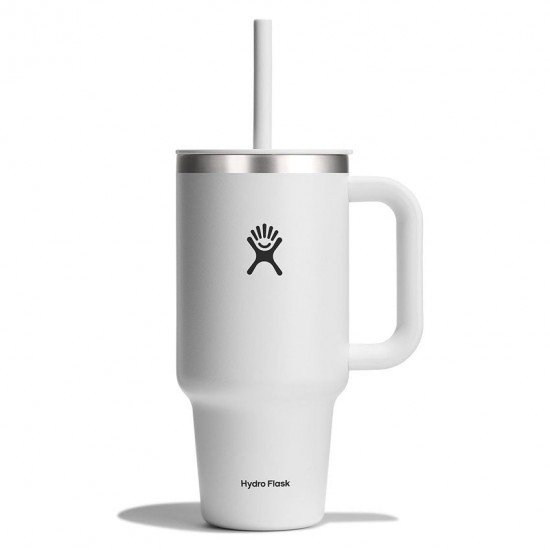 Hydro Flask All Around Travel Tumbler 1 L Λευκό Ροζ