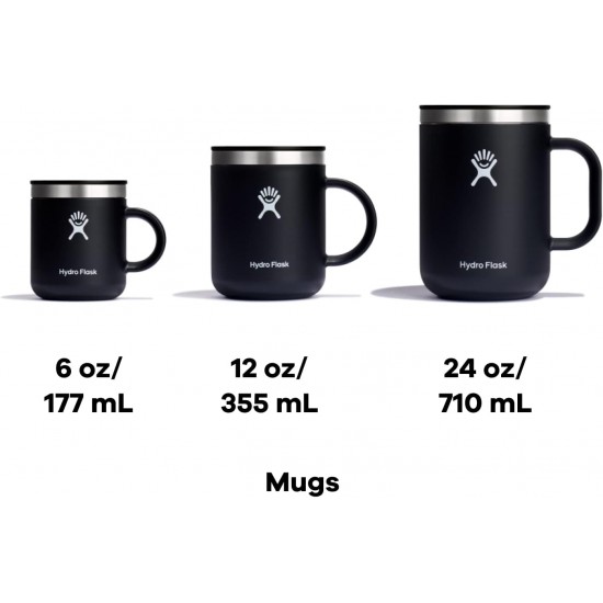 Hydro Flask Coffee Mug 0.17L Μαύρο