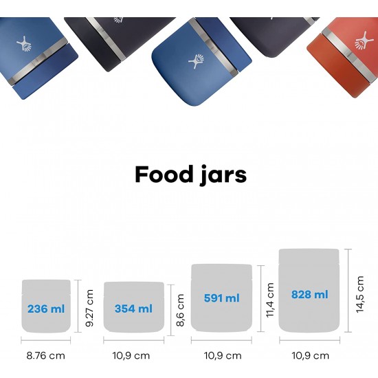 Hydro Flask Insulated Food Jar 0.2L Μαύρο