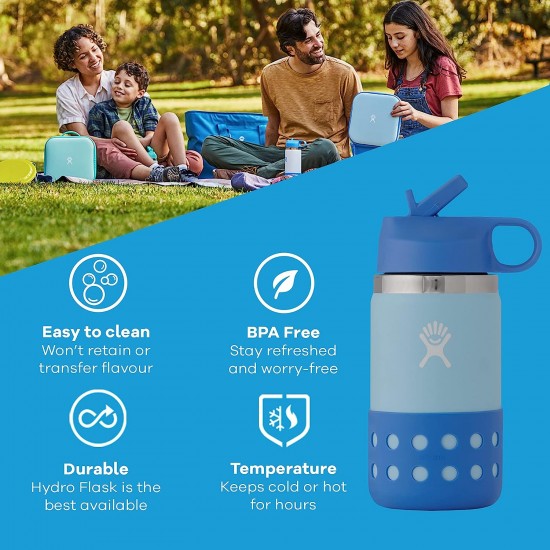 Hydro Flask Kids Wide Mouth 0.35L Τιρκουάζ