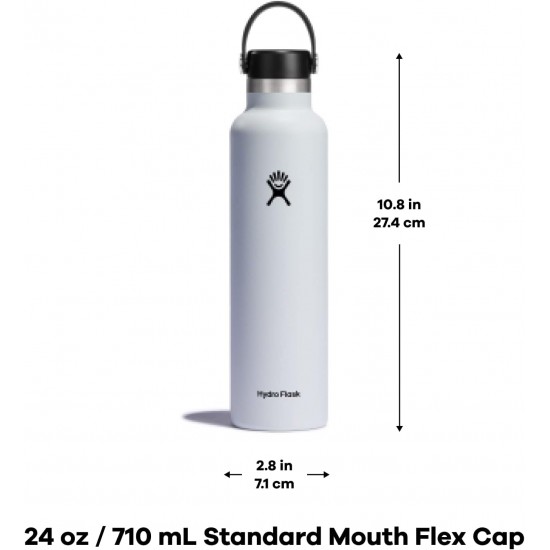 Hydro Flask Standard Mouth 0.7L Λευκό