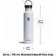 Hydro Flask Standard Mouth 0.7L Λευκό