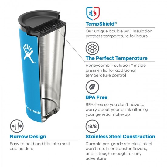 Hydro Flask Tumbler 0.5L Μαύρο