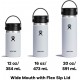 Hydro Flask Wide mouth 0.35L Λευκό