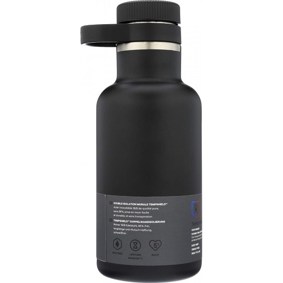 Hydro Flask Wide Mouth Black 2L Μαύρο