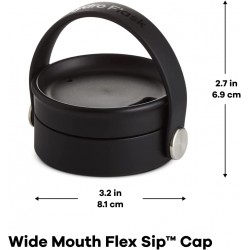 Hydro Flask Wide Mouth Flex Sip™ Lid Μαύρο