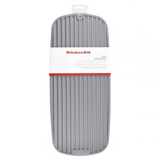 KitchenAid Slim Drying Mat, Charcoal Grey, Sleeved Γκρί