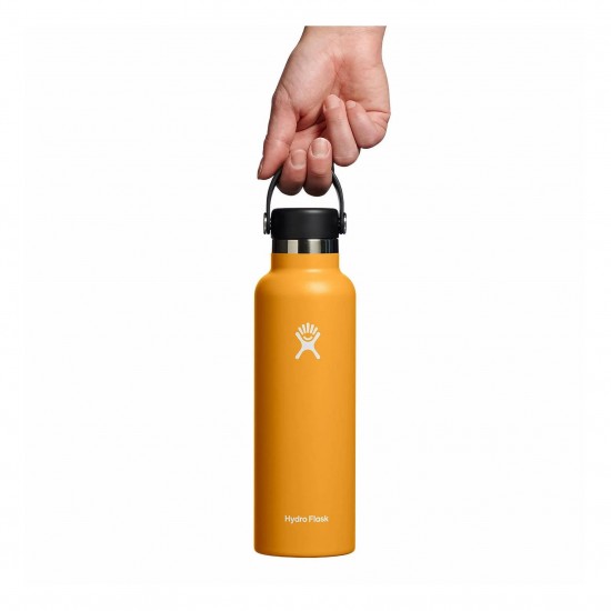 Hydro Flask Standard Flex Cap 0.6L Fossil Orange Πορτοκαλί